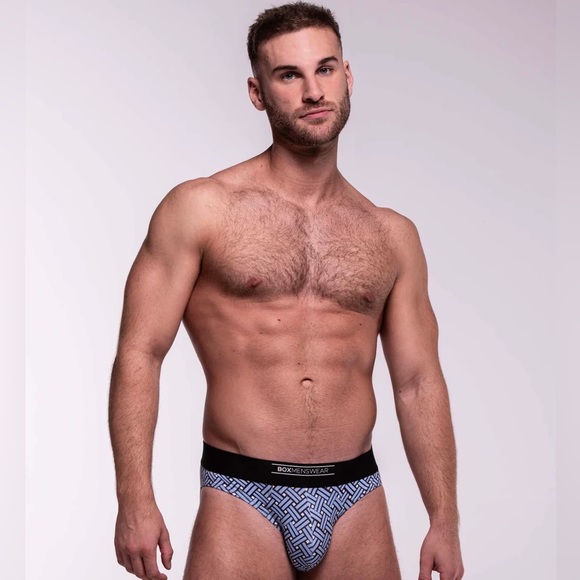 BoxMenswear Feature Fit 3.0 Boxer Briefs Junction Blue Medium NWT - Picture 12 of 16